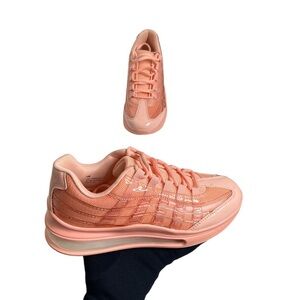 Cape Robin Downshifter Peach Weight Blubble Lace Up Fashion Sneaker